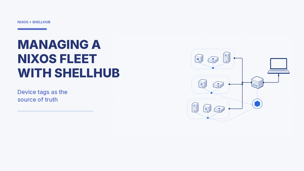 Managing a NixOS Fleet with ShellHub Using Device Tags